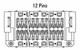 Dimenzije: Zero8 ravni 12-pin utikač