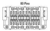 Dimenzije: Zero8 ravni 80-pin utor