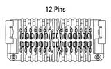 Dimenzije: Zero8 ravni 12-pin utikač