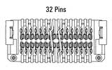 Dimenzije: Zero8 ravni 32-pin utor