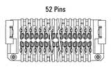 Dimenzije: Zero8 ravni 52-pin utikač