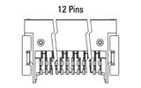 Dimenzije: Zero8 kosi 12-pin utični priključak