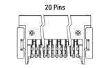 Dimenzije: Zero8 kosi 20-pin utični priključak