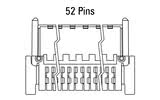 Dimenzije Zero8 kosa 52-pin utikača