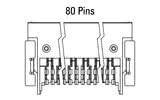 Dimenzije: Zero8 kutni 80-pin utikač